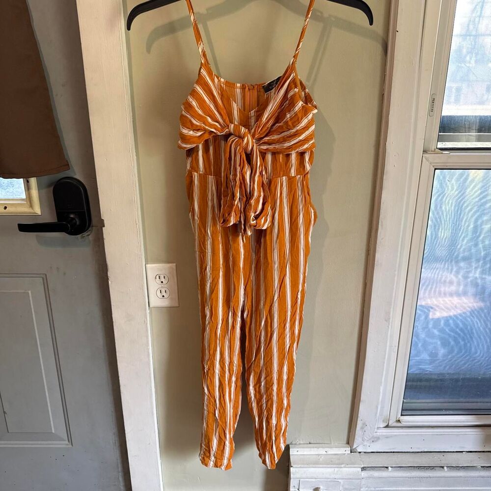 Women's Orange Jumpsuit